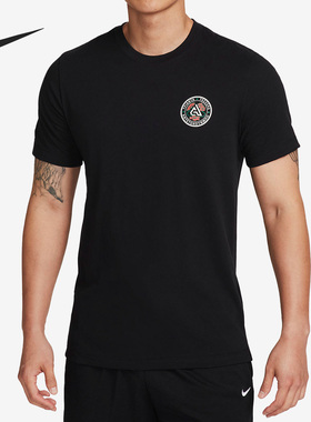 Nike/耐克正品DRI-FIT男子字母哥针织运动短袖T恤FJ2317-010