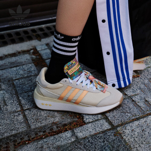 经典 Adidas 三叶草女士新款 复古运动鞋 阿迪达斯正品 IF4235