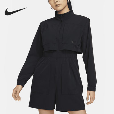 Nike/耐克正品夏季新款女子运动可拆卸袖子连体衣DX0149-010