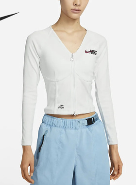 Nike/耐克正品新款女子休闲运动简约开衫外套FD4797-121