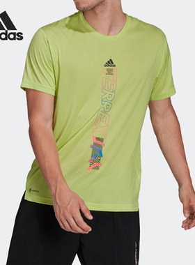 Adidas/阿迪达斯正品 TERREX男子户外透气运动圆领短袖T恤H11680