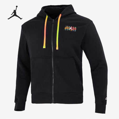 Nike/耐克正品Air Jordan男子秋舒适训练运动连帽外套 DQ7565-010