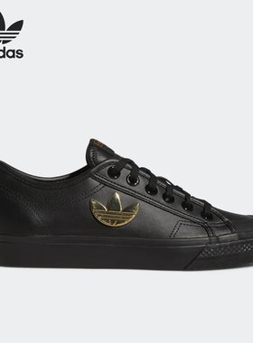 Adidas/阿迪达斯正品三叶草新款女子运动休闲轻便低帮板鞋 H01129