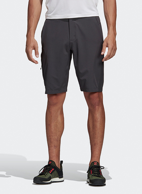 Adidas阿迪达斯正品男子户外运动夏季款透气舒适休闲短裤DT4172