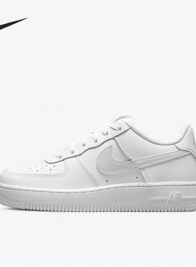 Nike/耐克正品Air Force 1空一号女子GS大童休闲板鞋 CT3839-106