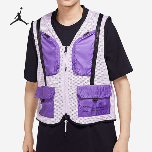 Nike/耐克正品Air Jordan新款男运动休闲舒适透气马甲 DM1387-530
