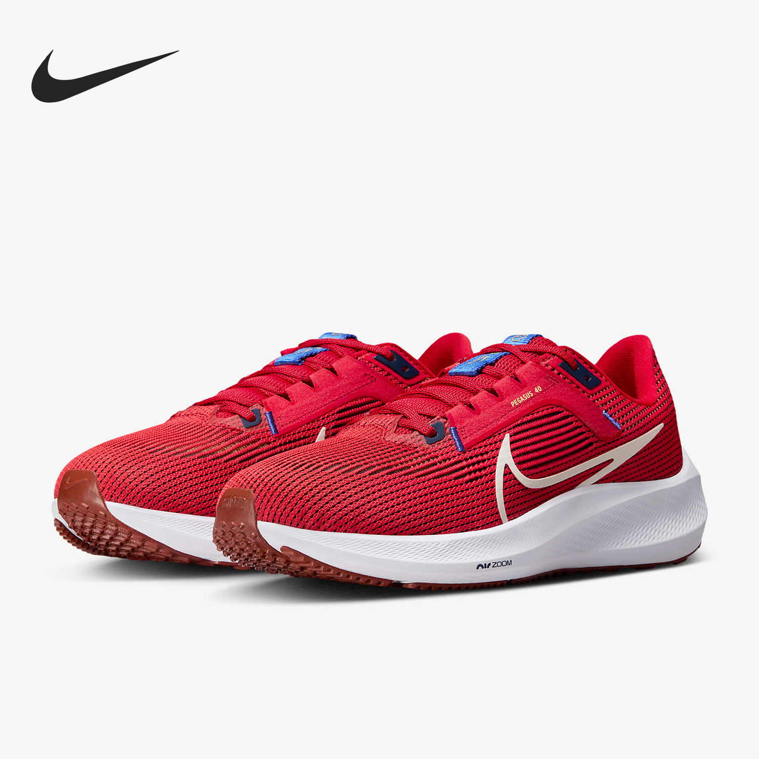 Nike/耐克正品AIR ZOOM PEGASUS 40男子低帮跑步鞋D