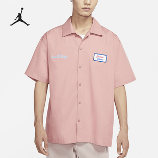 Union CV1358 耐克正品 685 衬衫 Jordan 透气刺绣短袖 Nike 男士