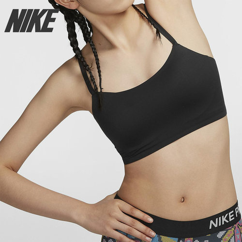 Nike/耐克正品 INDY女子 低强度支撑 瑜伽SHUSHI 运动内衣 AQ0141