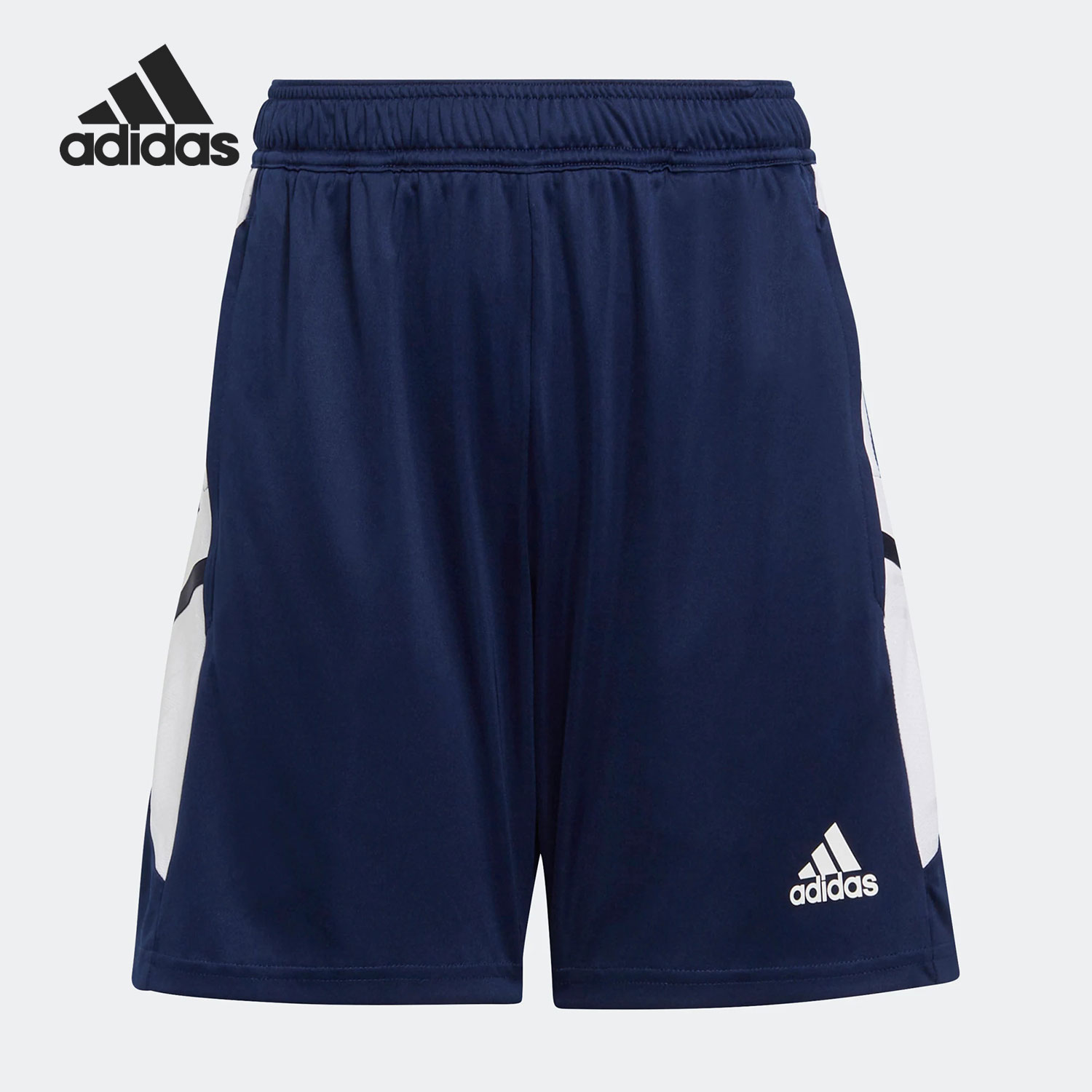 Adidas/阿迪达斯正品2022新款大童运动休闲时尚透气短裤H23703