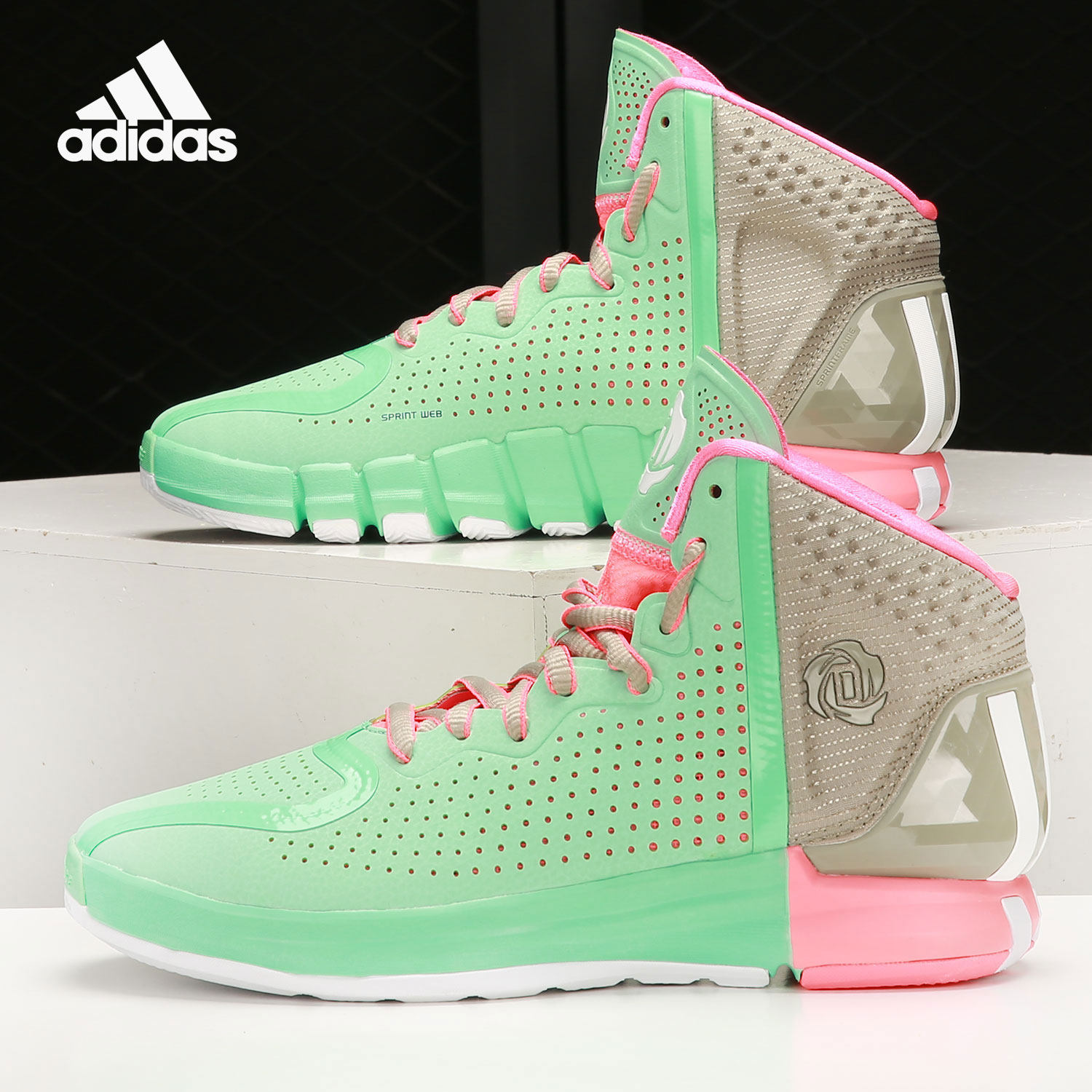 Adidas/阿迪达斯正品2021春季新款男子高帮运动休闲篮球鞋FZ0891