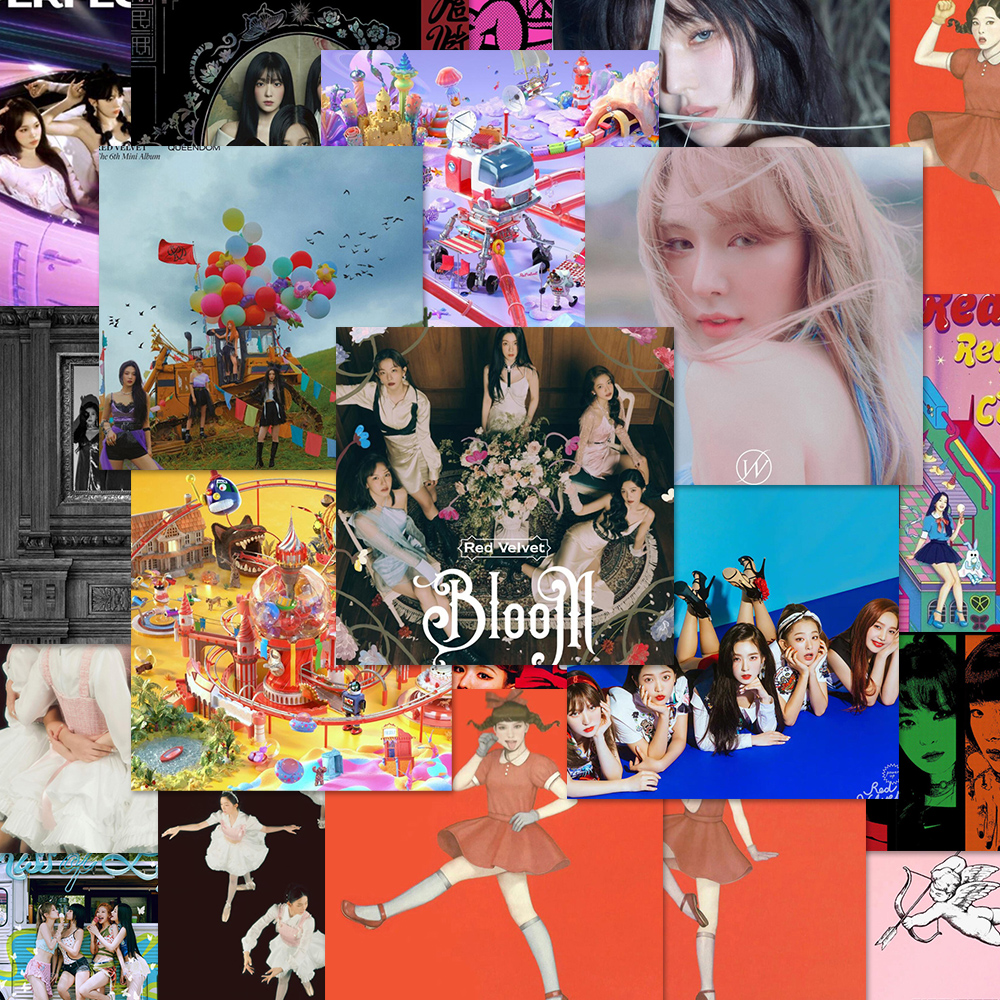 160张红贝贝专辑封面贴纸Kpop歌手高颜值裴珠泫姜涩琪贴画手账