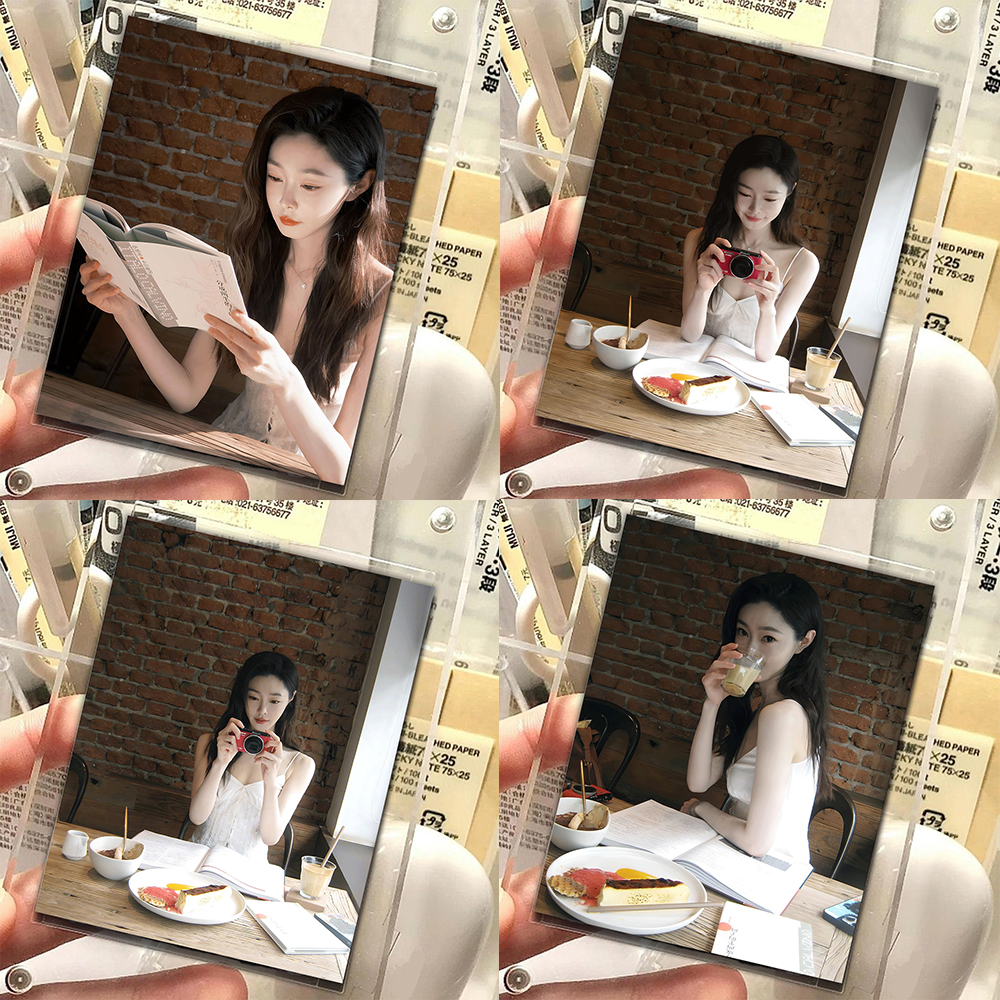 宋轶氛围感小卡白月光女明星意粉专属高颜值周边应援物料卡片收藏