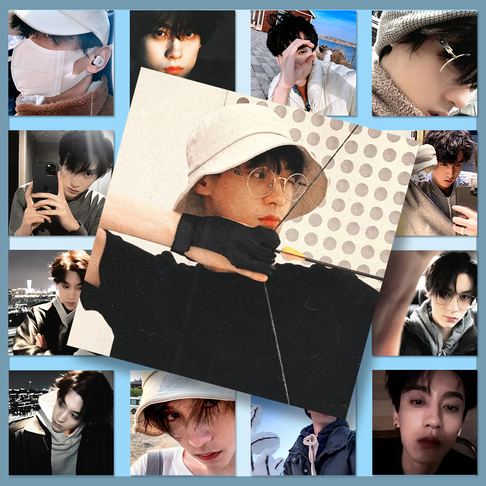 128张爆火田栩宁头像贴纸逆爱池骋氛围感高颜值帅哥贴画diy手机壳