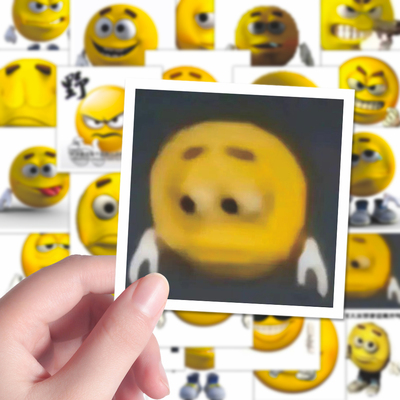 126张黄豆meme表情包贴纸网络热门emoji爆款贴画DIY手机壳手账本