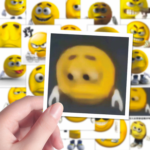 126张黄豆meme表情包贴纸网络热门emoji爆款贴画DIY手机壳手账本