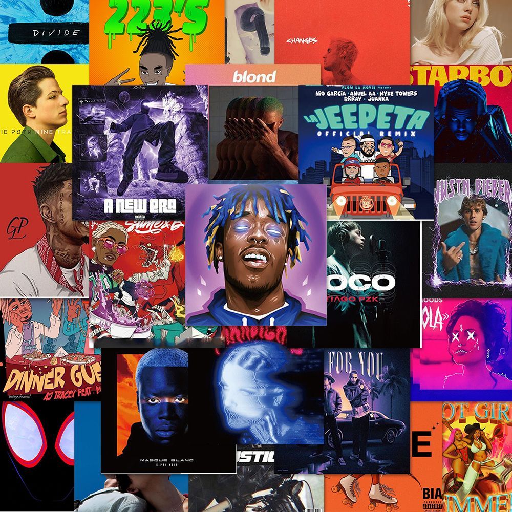 160张欧美歌手专辑个性化潮流贴纸音乐歌手创意背景高清装饰桌面