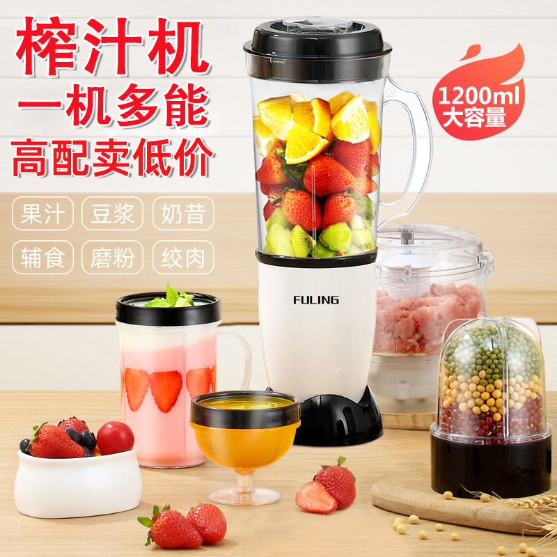 榨汁机家用榨果汁大容量带滤网多功能料理机搅拌机炸果汁奶昔豆浆