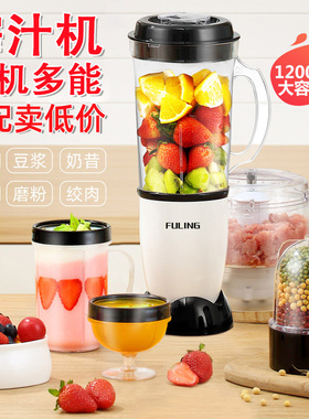 榨汁机家用榨果汁大容量带滤网多功能料理机搅拌机炸果汁奶昔豆浆