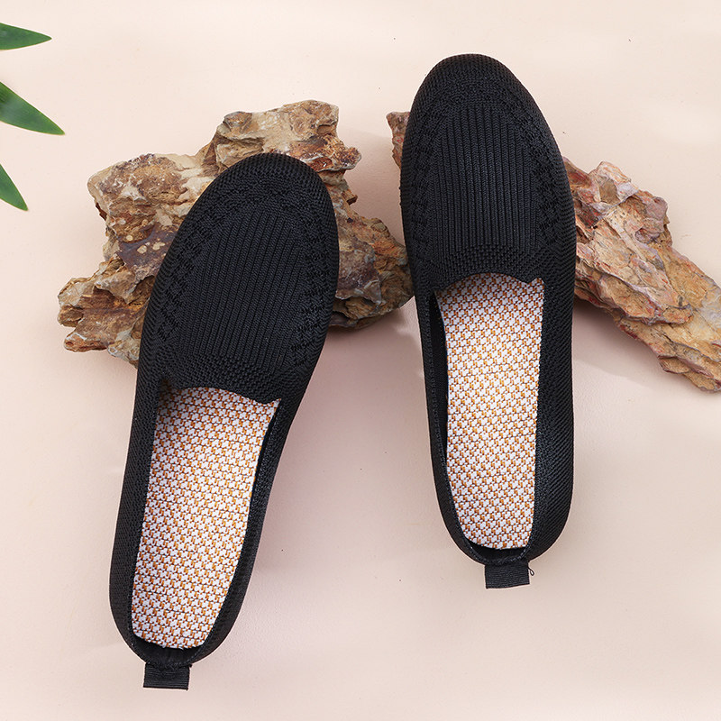 老北京布鞋女软底秋季上班透气黑色工作新款中老年一脚蹬妈妈单鞋,女鞋,传统布鞋,淘宝优惠券,粉丝福利购,淘宝优惠卷