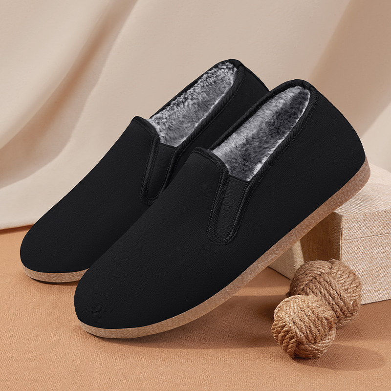 老北京布鞋男防滑冬季软底