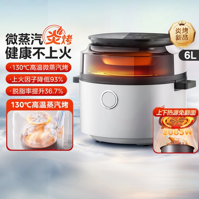 美的空气炸锅家用免翻面蒸汽炎烤多功能大容量蒸烤一体新款电烤箱