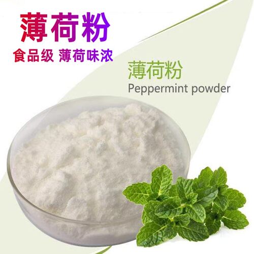 薄荷粉99% 水溶性 薄荷叶提取物 原料粉末 食用食品级凉爽 冲饮