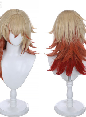 天漫 星穹铁道 万敌cos假发 拼色渐变造型 头皮顶麻花辫