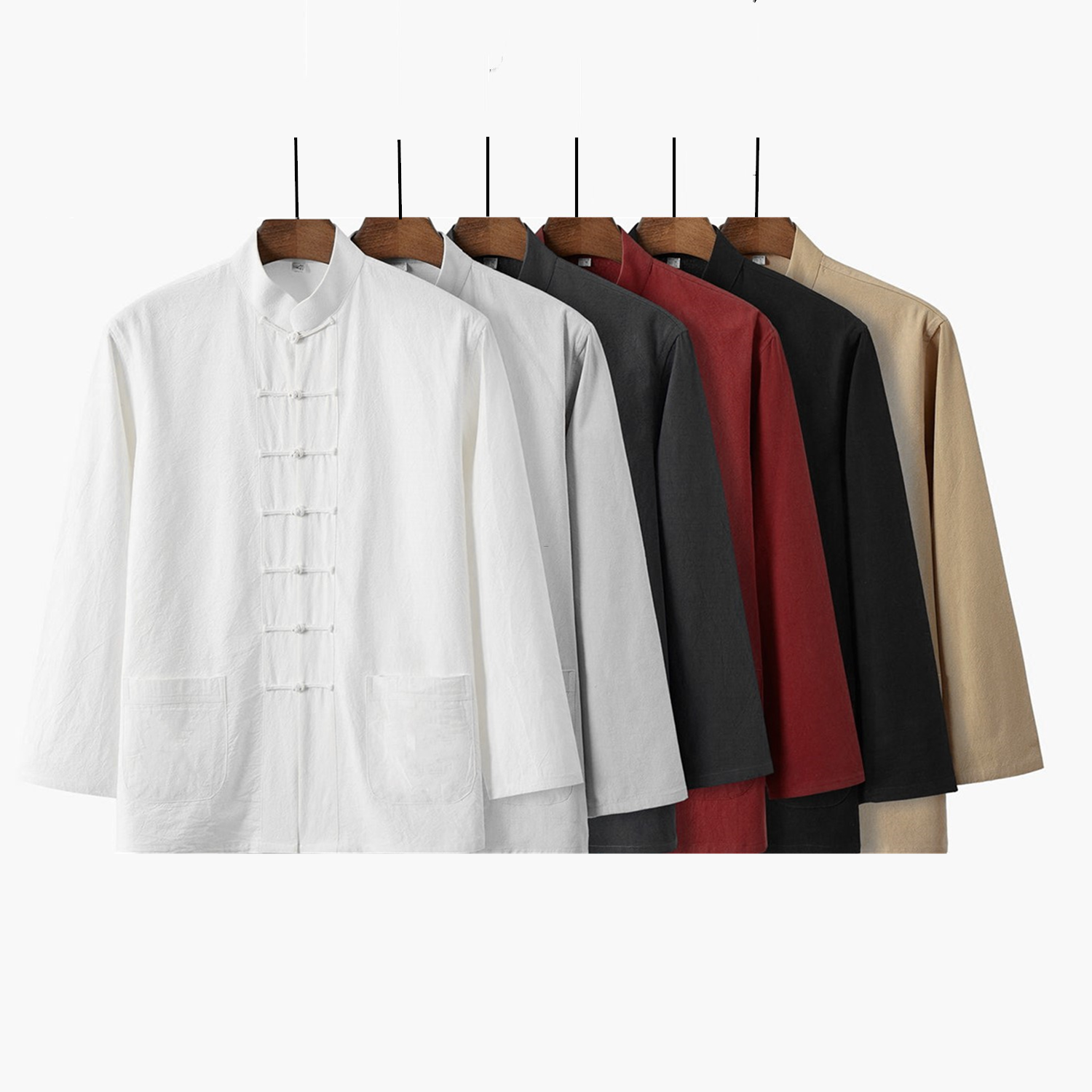 棉麻唐装中国风外套上衣复古汉服