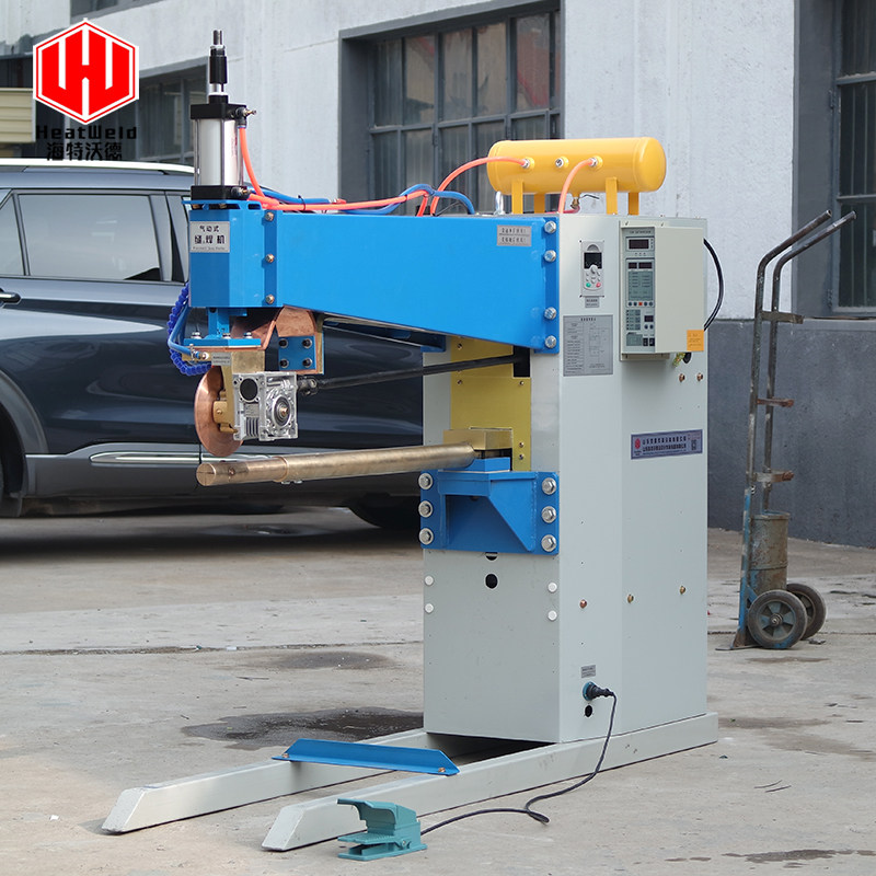气动直缝滚焊机大功率交流长臂纵向缝焊机定做不锈钢桶烟管焊机
