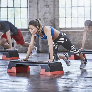 德国Reebok Step室内家用健身踏板可调节有氧运动瑜伽脚踏拉筋板