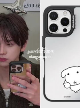 韩国正品ganadi申惟同款韩振镜子磁吸手机壳C圣诞节礼物