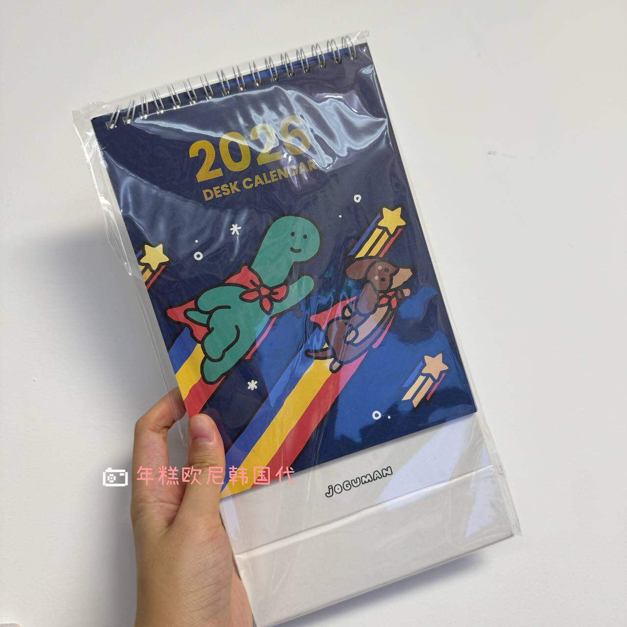 【特价】韩国2026年台历可爱卡通小新joguman桌面摆件女生礼物