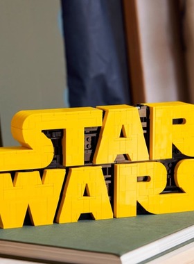 星球大战标识LOGO男孩儿童益智拼装积木玩具3D模型摆件礼物75407