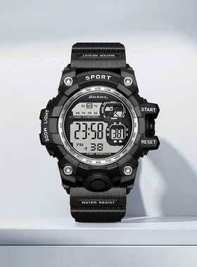 Dickies电子手表男女款初高中小学生日礼物多功能运动儿童电子表