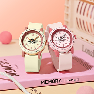 Dickies手表女2026新款 马卡龙学生初高中考试专用简约石英表CL598