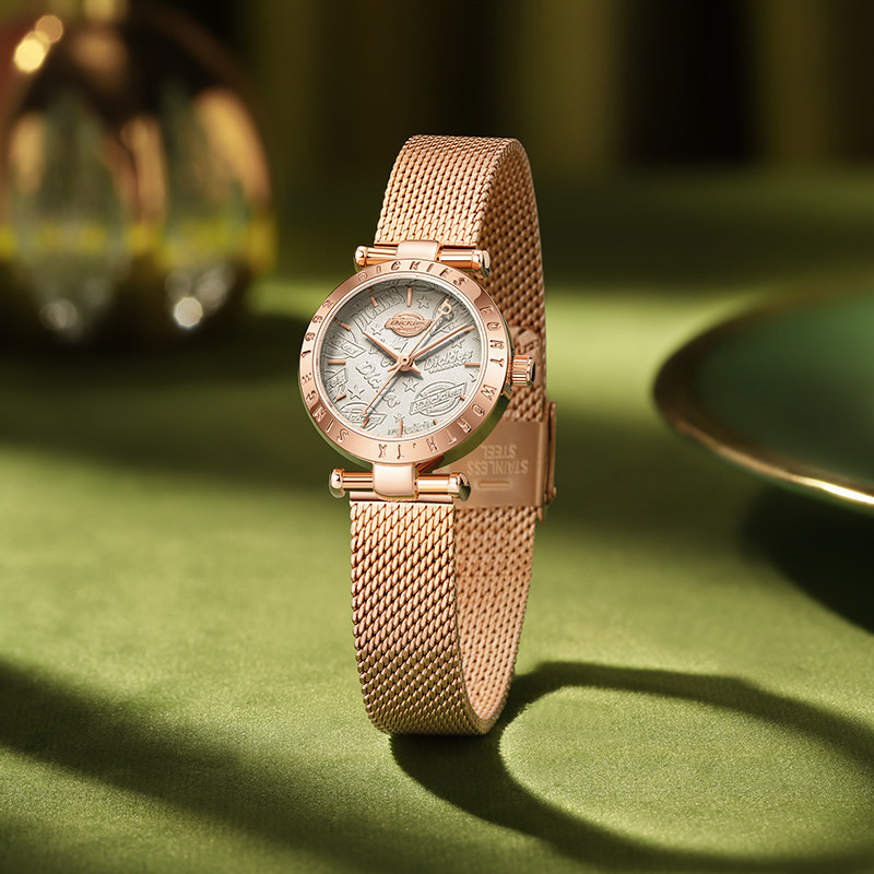 Dickies手表女款轻奢小众2026新款女石英表精致时尚闺蜜生