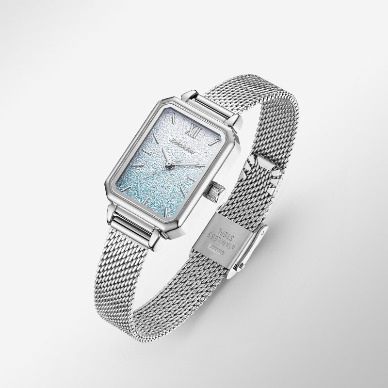 Dickies手表女款满天星小方表女士轻奢小众石英腕表新年生日礼