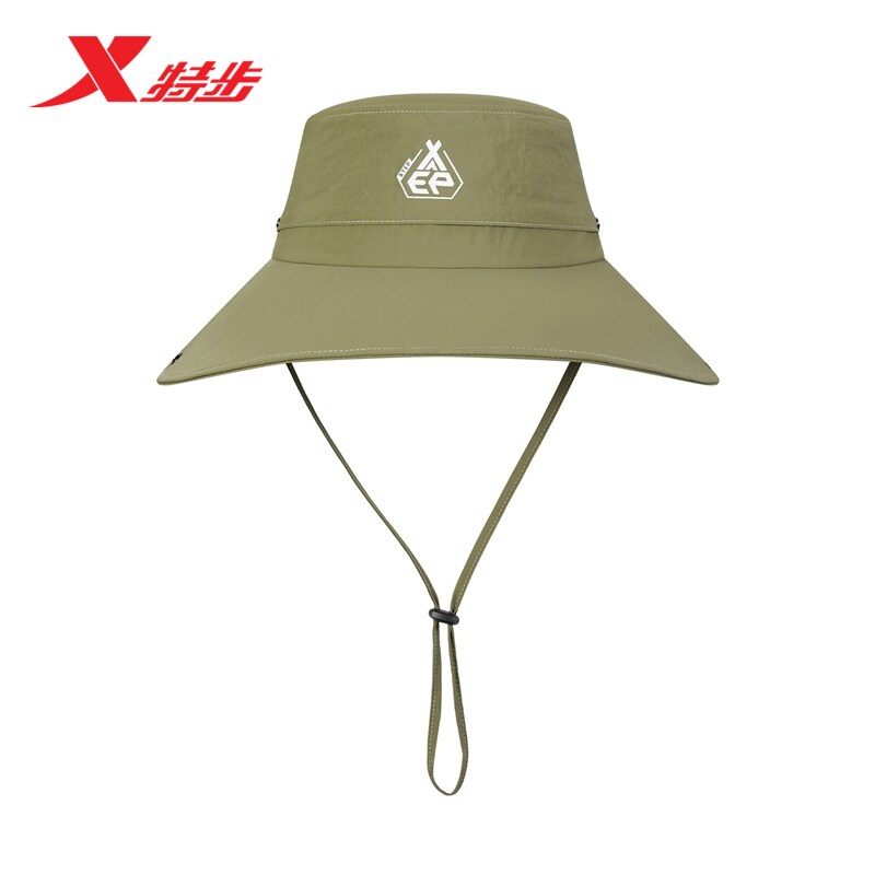 特步追山 | 帽子男女夏季新款户外登山旅行渔夫帽宽檐垂钓遮阳帽