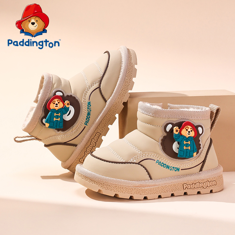 帕丁顿儿童防水雪地靴