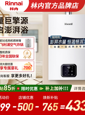 【鲸吨吨】林内燃气热水器家用恒温密闭稳燃20/24升GS41 GC21