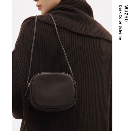 Небольшая дизайнерская маленькая кожаная камера, сумка для техники, сумка на одно плечо, изысканный стиль, из натуральной кожи