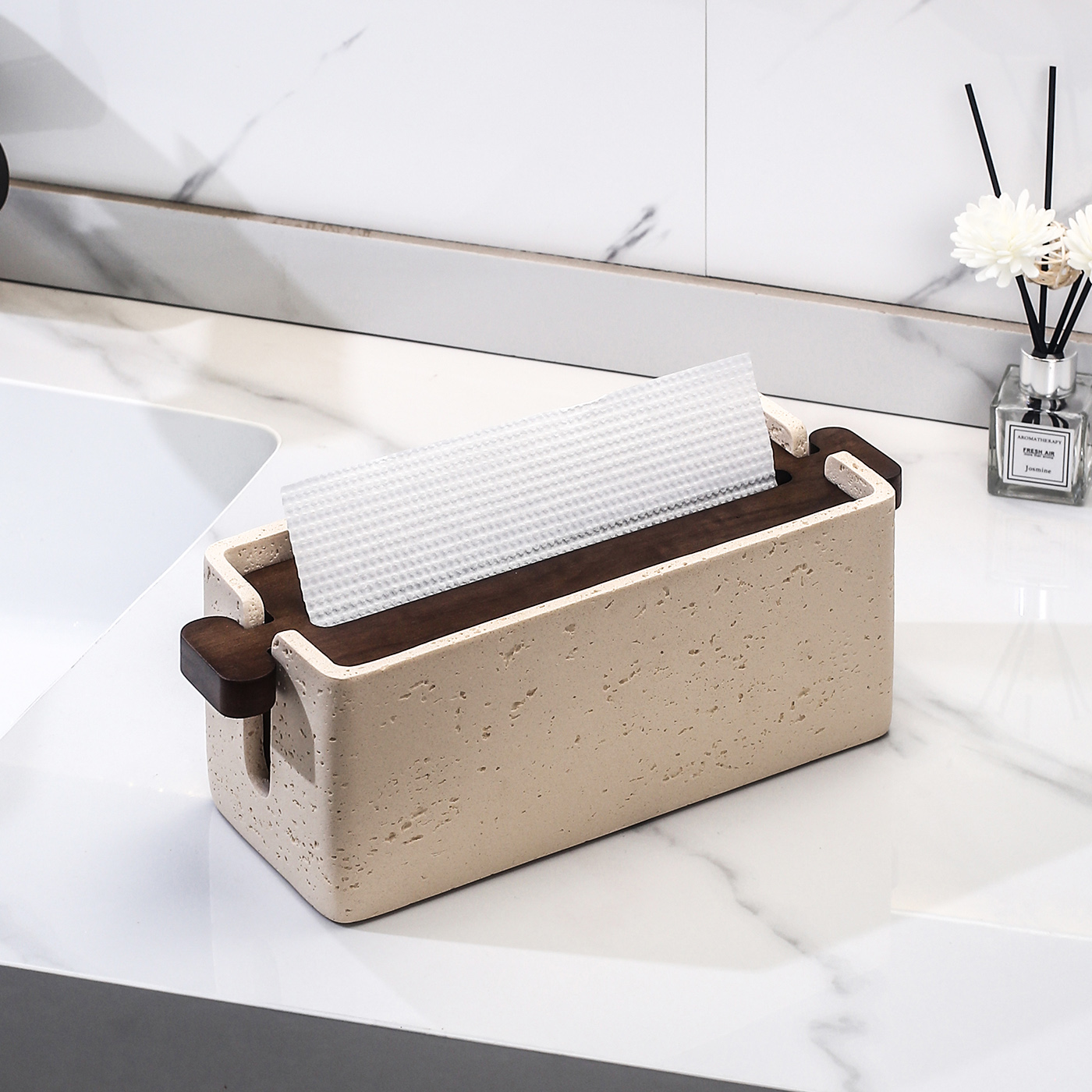 2025新款台式擦手纸盒干手纸盒