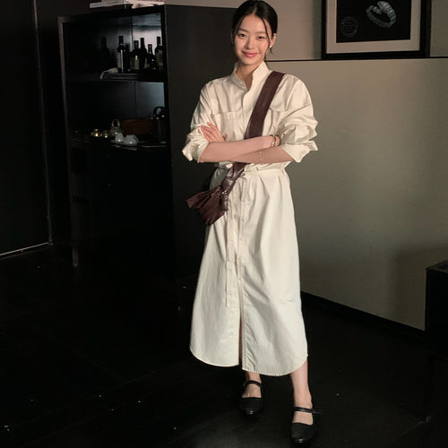 Lema*风格~经典口袋腰带连衣裙