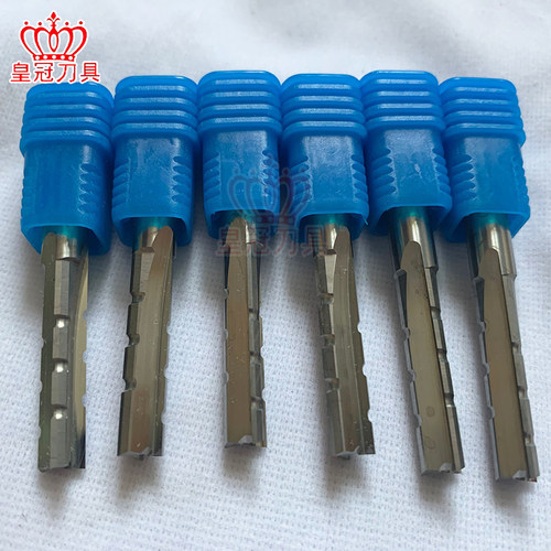 三刃直刀横槽刀6mm 开料开孔切割雕刻刀具划圆开槽铣刀实木硬木板