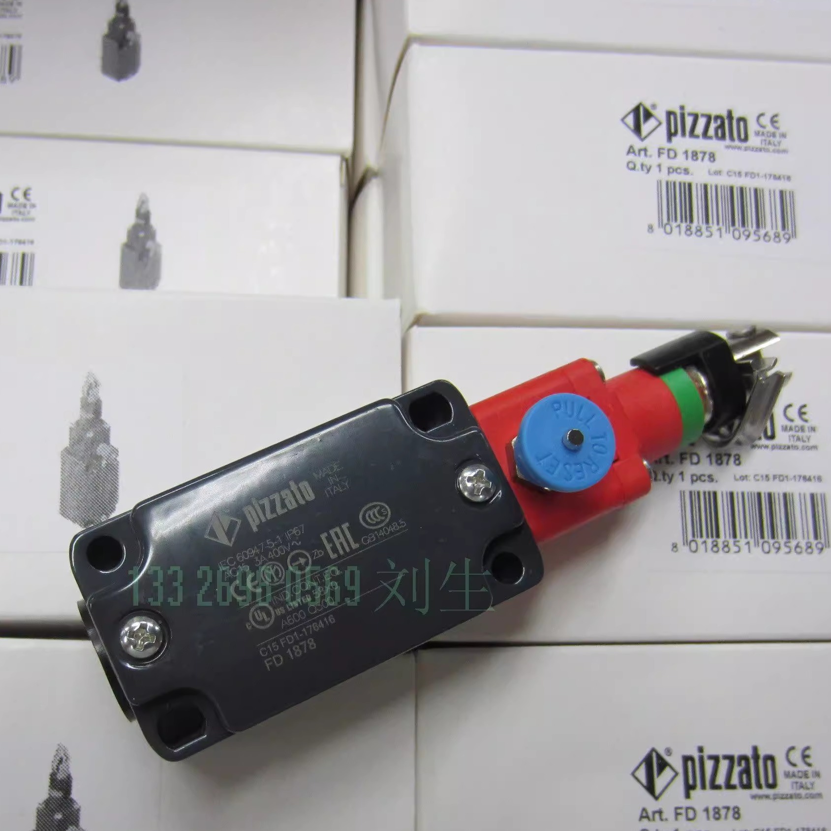 FD1878 pizzato拉绳开关 原装正品IEC60947-5-1