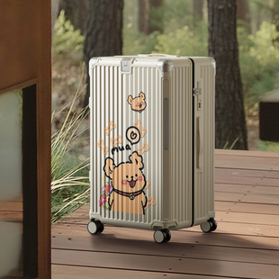 新款大容量行李箱卡通20寸旅行箱儿童可坐登机箱密码皮箱学生男女