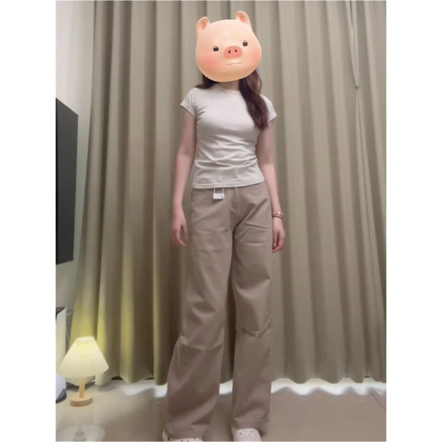 修身显瘦内搭休闲百搭圆领上衣服图片