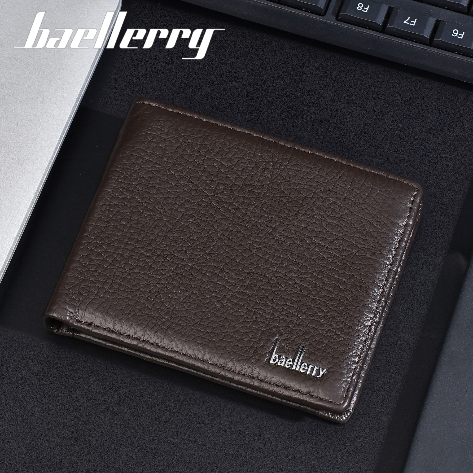 钱包男士短款头层牛皮休闲皮夹多卡位时尚拉链层真皮零钱包钱夹潮