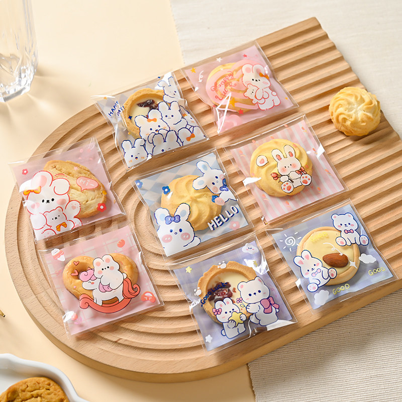 雪花酥包装袋自封曲奇饼干单独小自粘袋烘焙奶枣牛扎蔓越莓袋子,厨房/烹饪用具,点心包装盒/包装袋,淘宝优惠券,粉丝福利购,淘宝优惠卷